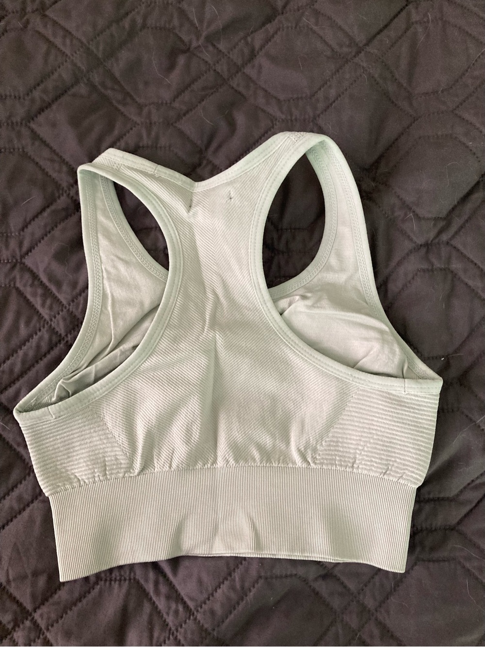 Oiselle Seamless Sports Bra Light Green